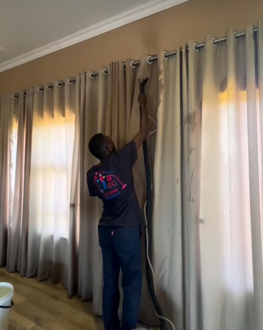 In-Situ Curtain Cleaning
